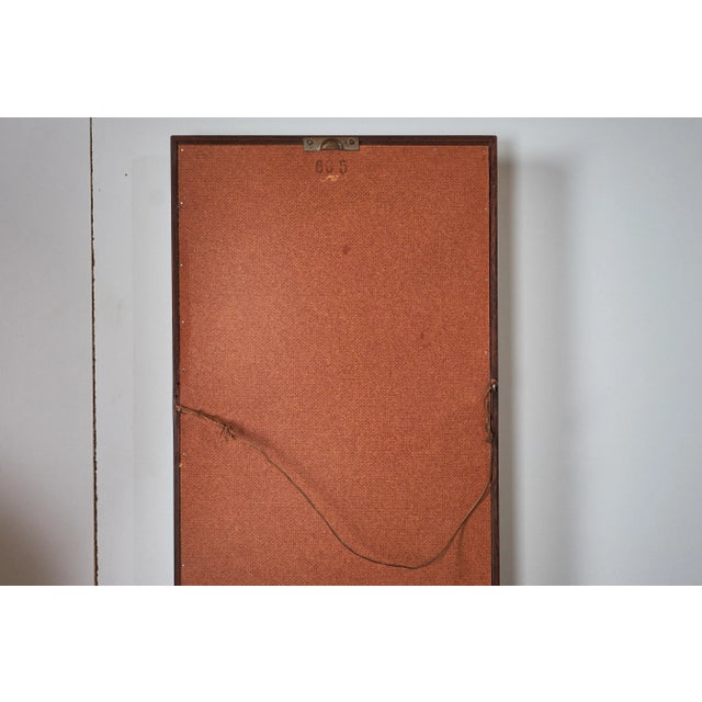 1960s Mid-Century Danish Rosewood Frame Mirror, 1960s For Sale - Image 5 of 6