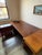Vintage Dyrlund Executive Desk with customizable insert Gorgeous rosewood. Extremely heavy and well made