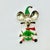 1970s Vintage Boho Chic Christmas Mouse Bobblehead Brooch, Beatrix Jewelry For Sale - Image 4 of 6
