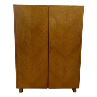 Mid-Century Magic Box Folding Desk Cabinet from Mummenthaler & Meier, Switzerland, 1950s For Sale
