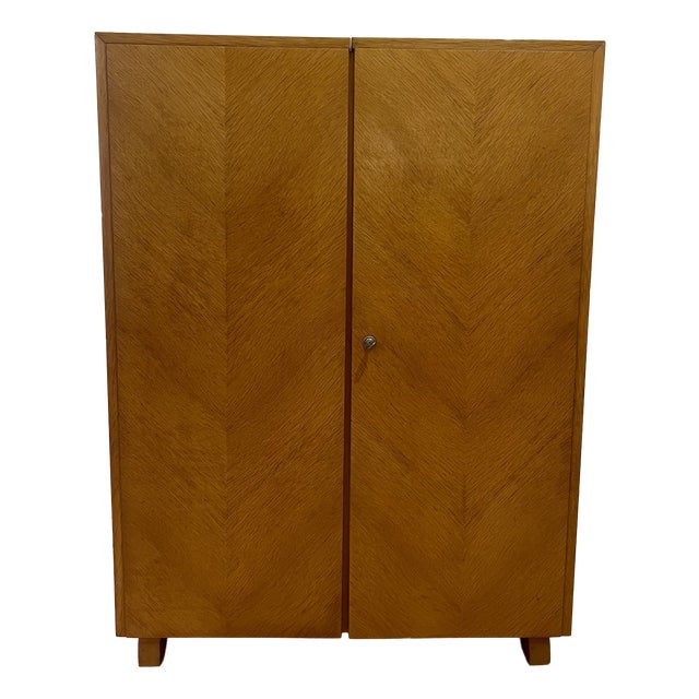 Mid-Century Magic Box Folding Desk Cabinet from Mummenthaler & Meier, Switzerland, 1950s For Sale