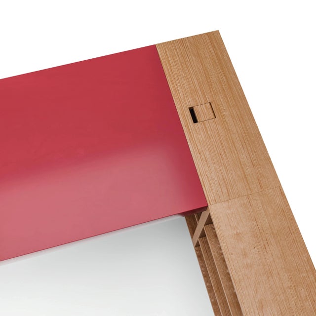 Contemporary LC16 Writing Desk with Shelves by Le Corbusier for Cassina For Sale - Image 3 of 6