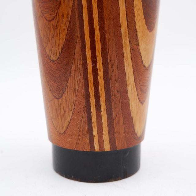 Mid-Century Scandinavian Wooden Vase, 1960s For Sale - Image 9 of 16