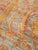 Textile Antique Oushak Carpet, Handmade Turkish Oriental Rug, Saffron, Coral, Light Blue For Sale - Image 7 of 17