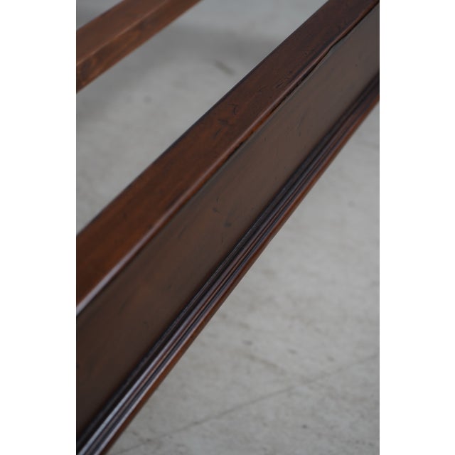 Francesco Molon Mahogany King Size Poster Bed For Sale - Image 13 of 17