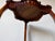 Vintage Carved Mahogany Wood Scalloped End Table With Lower Shelf For Sale - Image 11 of 12