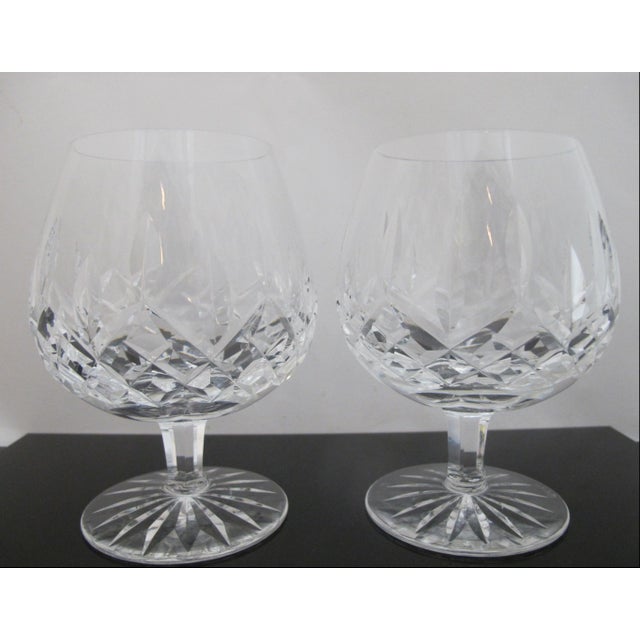 Waterford Crystal Lismore 12 Oz 5 1/4" Brandy Snifter Glass Pair For Sale - Image 10 of 10