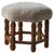 Mid-Century Modern Danish Hexagonal Oak Stool with Shearling Lambswool Upholstery, 1950 For Sale - Image 14 of 14
