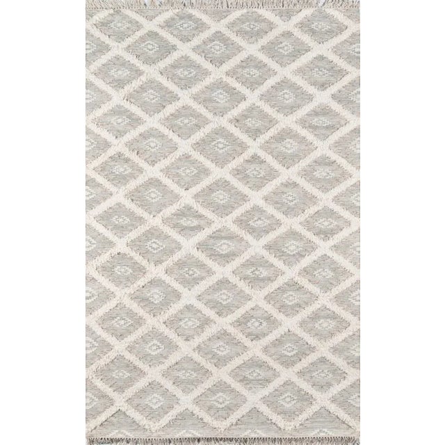Gray Harper Grey Hand Woven Area Rug 7'6" X 9'6" For Sale - Image 8 of 8