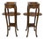 French Provincial Planter Box Stand Side Table Copper Tray Vintage Pair For Sale