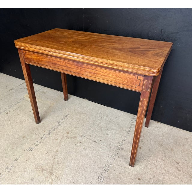 Antique Georgian Mahogany Tea Table, 1800 For Sale - Image 11 of 12