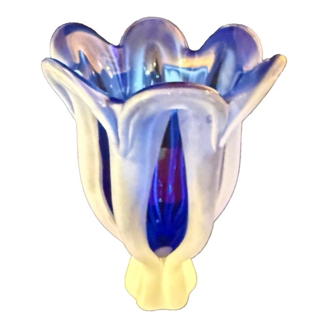 Mid 20th Century Josef Hospodka Czech Art Glass Sculpture For Sale