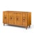 John Widdicomb John Widdicomb Mid Century Walnut and Brass Credenza With Hutch For Sale - Image 4 of 14