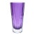 Jeff Leatham for Waterford Icon Purple Amethyst Lead Crystal Decorative 12" Vase For Sale