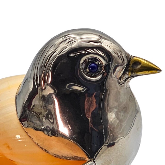 Binazzi Foresto Italian Chrome Bird Shell Bowl Sculpture 8.75" For Sale In San Francisco - Image 6 of 14