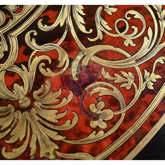 Mid-19th Century Napoleon III Violin-Shaped Marquetry Table For Sale - Image 5 of 18