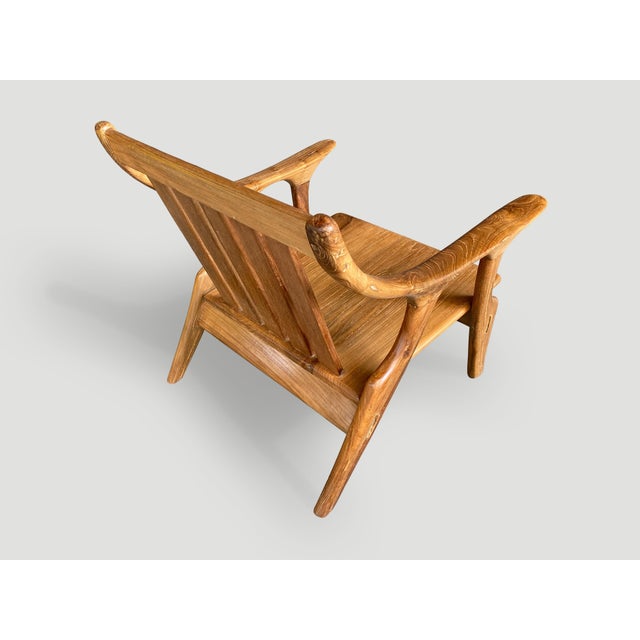 Wood Andrianna Shamaris Mid-Century Couture Chair For Sale - Image 7 of 18