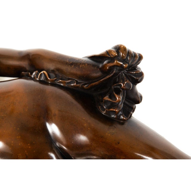 French Bronze Sculpture of “Woman Bitten by Snake” by Clesinger For Sale - Image 9 of 18