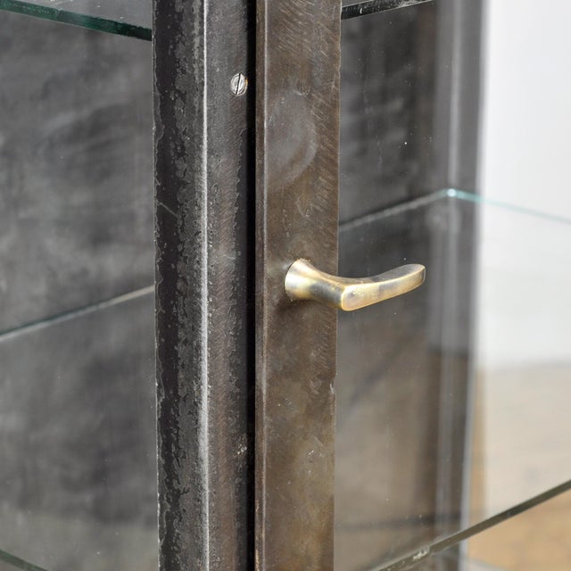Polished Iron Medicine Cabinet, 1920s For Sale - Image 6 of 10