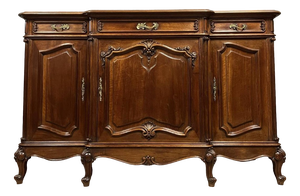 Louis XV Sideboard in Walnut, 1880s