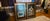 Stunning pair of vintage Chinese Emperor & Empress lacquer panels. Large format (35" x 47.5"). Features high-relief hand-...