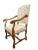 French Country 19th Century French Mutton Bone Arm Chair For Sale - Image 3 of 8