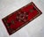 1960s Hand Knotted Small Turkish Rug. Organic Wool 1960's Entryway Decor DoorMat, Accent Rug - 21'' X 45'' For Sale - Image 5 of 12