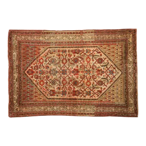 Vintage Distressed Serbend Rug - 3'4" X 5'