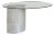 ‘Lunario’ Chrome Dining Table or Desk by Cini Boeri for Knoll, 1970s For Sale