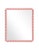 Contemporary Fleur Home Carnival Muses Rectangle Mirror in Pink Punch, 36x47.5 For Sale - Image 3 of 3