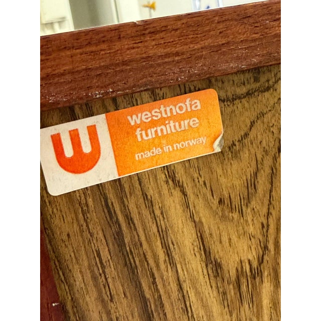 Scandinavian Teak Highboy - Mid-Century Modern Gentleman’s Chest by Westnofa, Norway, 1960s For Sale In Los Angeles - Image 6 of 12