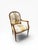 Ethan Allen 1990s Ethan Allen French Provincial Louis XV Style Armchair With Floral Upholstery For Sale - Image 4 of 16