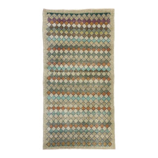 Mid 20th Century Zeki Muren Vintage Turkish Sivas Rug 03'01 X 06'00 For Sale