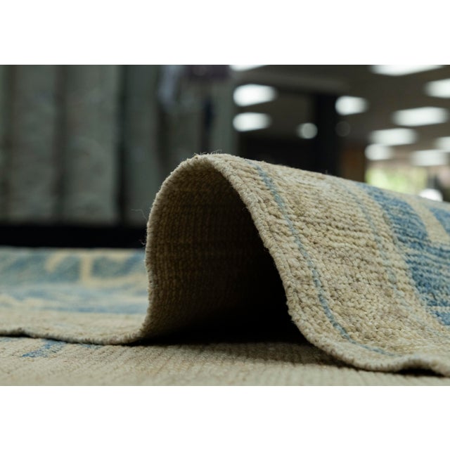 Turkish Oushak Rug 9'7" x 13'5" #18670 For Sale In Houston - Image 6 of 8