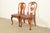 Queen Anne Antique English Queen Anne Burl Wood Side Chairs or Dining Chairs, Circa 1860s For Sale - Image 3 of 14