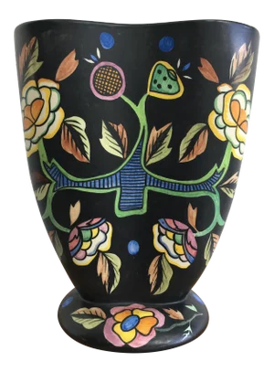 Lenci of Turino, Italy Ceramic Vase, 1930s