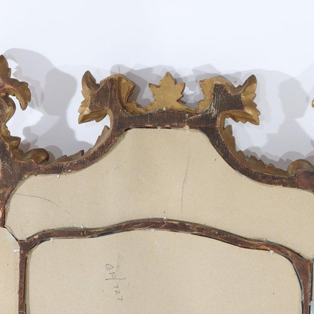 Large Antique French Rococo Style Gilt Wood Mirror C1930 For Sale - Image 11 of 13