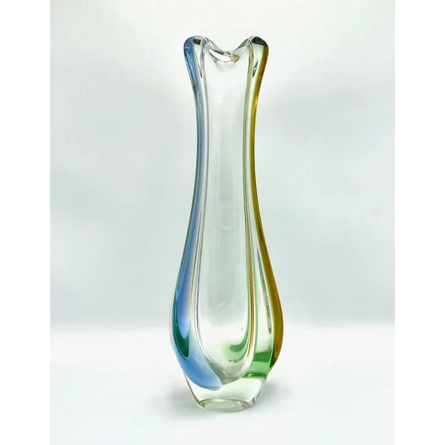 Glass Rhapsody Glass Swan attributed to Frantisek Zemek for Sklan Mstisov, 1960s For Sale - Image 7 of 7