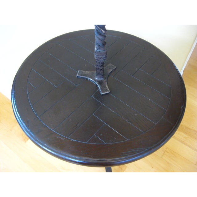 Pair of Vintage Spanish Style Zoro Iron Floor Lamps by Paul Ferrante For Sale - Image 11 of 17