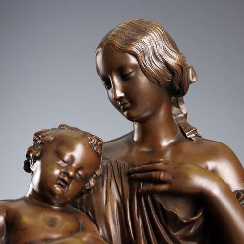 Mother and Child Figure by James Pradier For Sale - Image 3 of 13