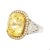 Experience the epitome of vintage luxury jewelry, with this breathtaking 17-carat cushion cut no-heat yellow sapphire and...