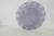 Vintage Mikasa Frosted Glass Plate 1980s Ruffled Lotus Lavender Dinnerware 4748b For Sale - Image 11 of 11
