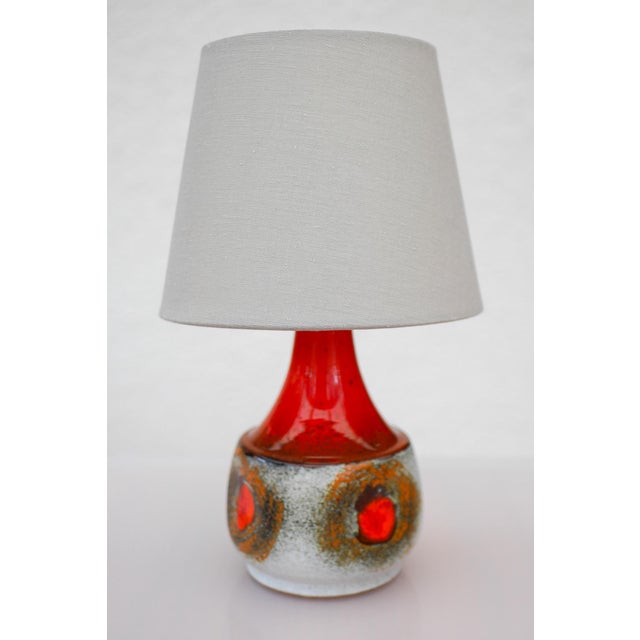 Mid-Century Modern Pottery Lamp from Tilgmans, 1970s For Sale - Image 9 of 15