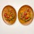 Mid 20th Century Mid-Century Arts & Crafts Rustic Boho Chic Fall Flora in Bas-Relief Decorative Wall Plates - A Pair. For Sale - Image 5 of 11