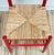 Vintage Red Ladderback Rush Seat Dining Chairs, S/5 For Sale - Image 10 of 11
