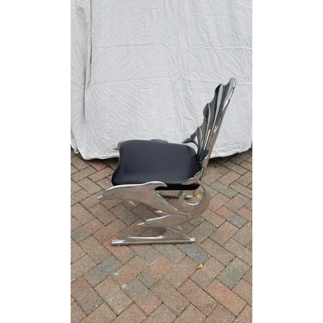 Ray Lewis Cast Aluminum Dolphin Chair For Sale In Dallas - Image 6 of 8