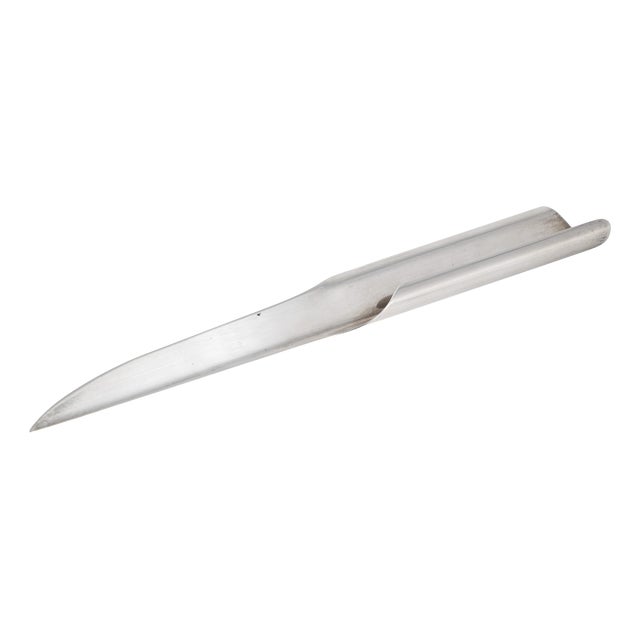 Vintage Italian Silver Letter Opener by Bulgari, 1970 For Sale