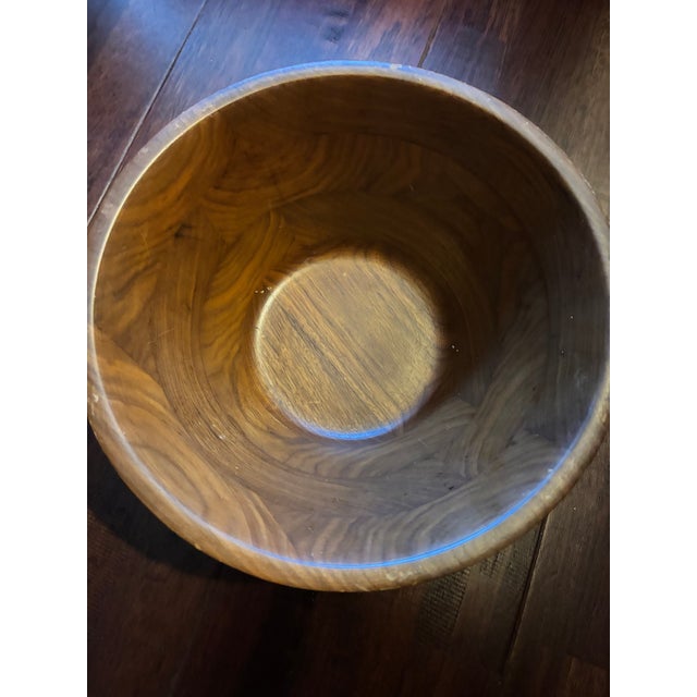 Burl Walnut Bowl For Sale - Image 12 of 15