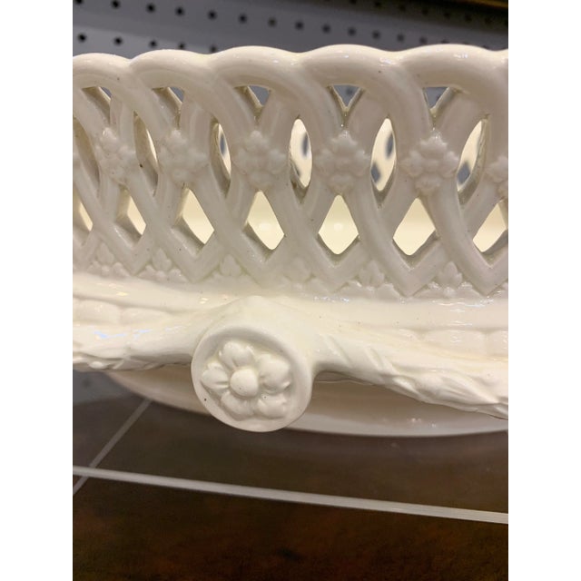 Antique Early 20th Century Wedgwood Creamware Centerpiece For Sale In Chicago - Image 6 of 13