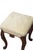 English Victorian Dressing Table Stool in Goncalo Alves Wood, 1860 For Sale - Image 6 of 8